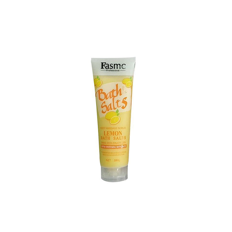 Fasmc Professional Lemon Bath Salts Body Massage Scurb With Extra Brightening Bath Salts 380g