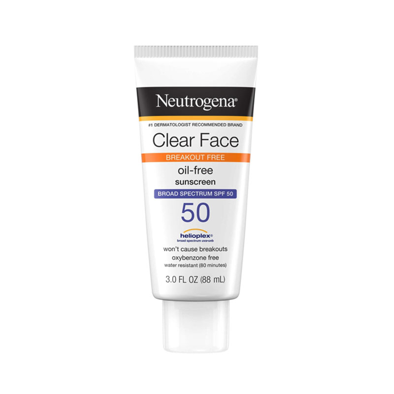 Neutrogena Clear Face Oil-Free Sunscreen SPF50  88ml