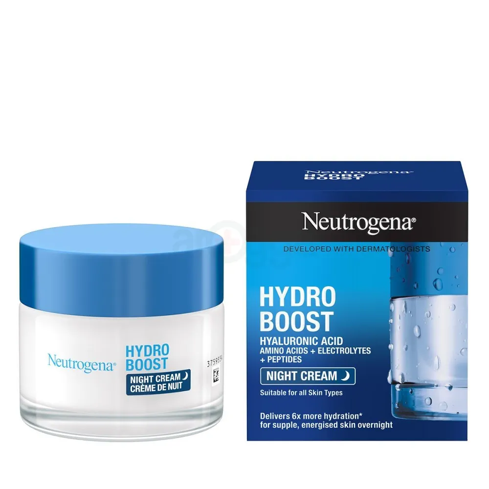 Neutrogena Hydro Boost Hyaluronic Night Cream for All Skin Types 50ml