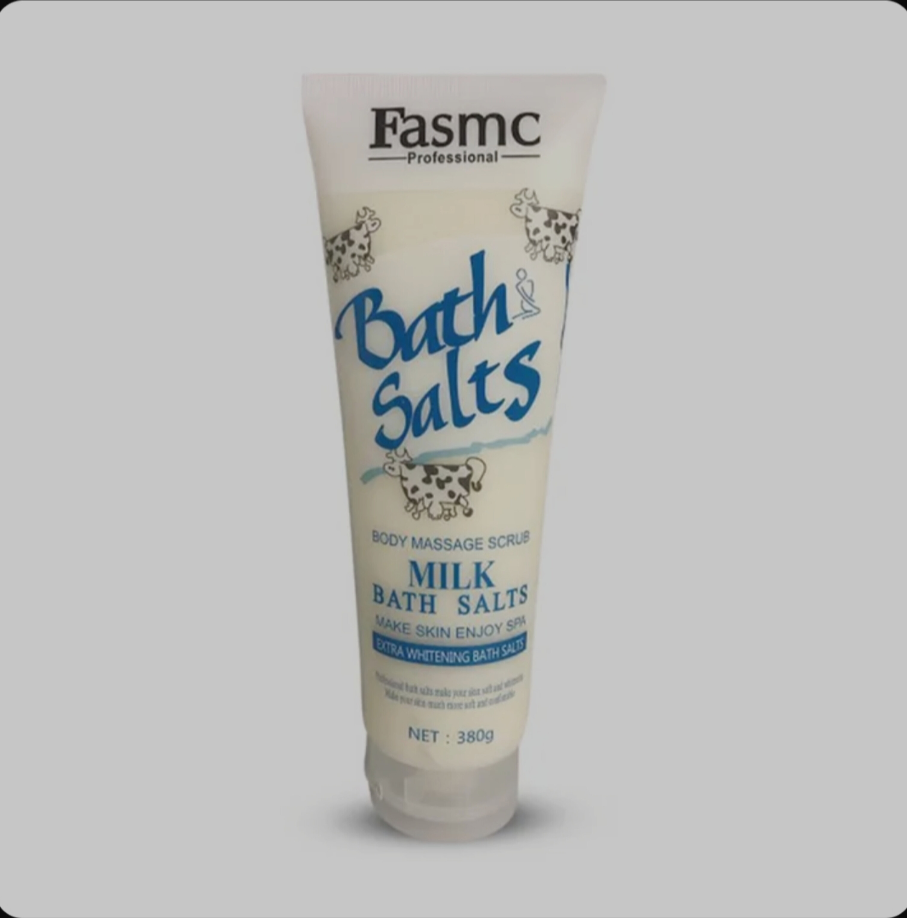 Fasmc Professional Milk Bath Salts Body Massage Scurb With Extra Brightening Bath Salts 380g